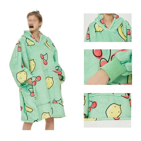 Custom Wearable Hoodie Blanket