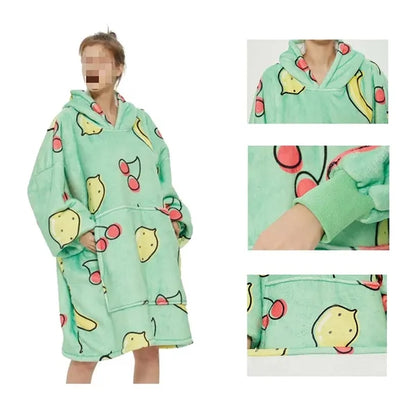 Custom Wearable Hoodie Blanket