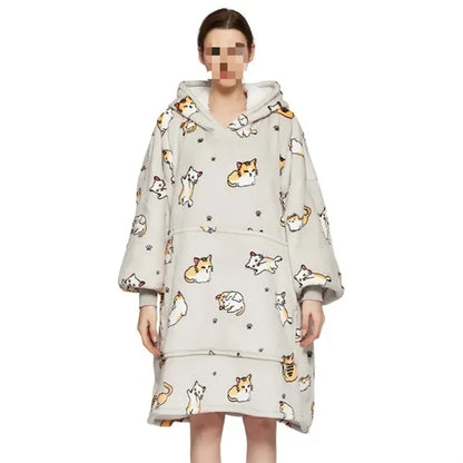 Custom Wearable Hoodie Blanket