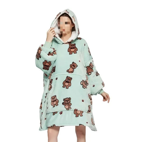 Custom Wearable Hoodie Blanket