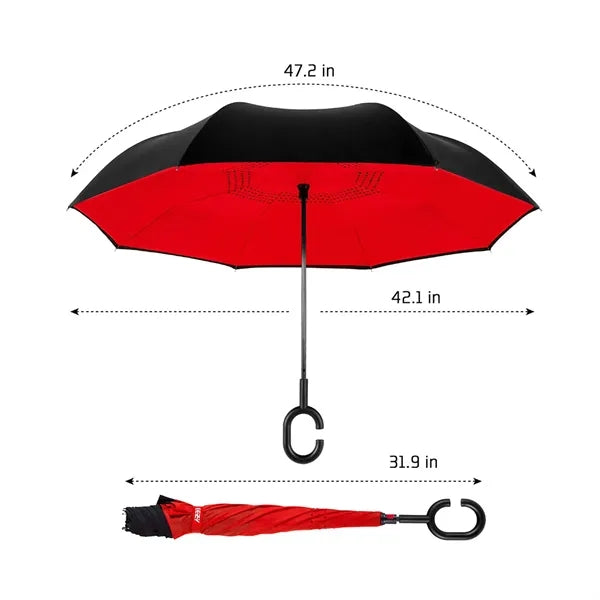 Double Layer Reversible Inverted Umbrella