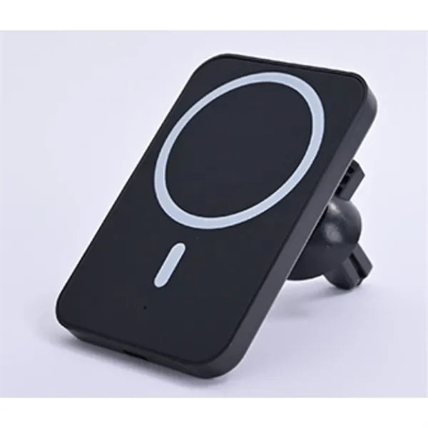 15W Portable Magnetic Phone Holder Wireless Fast Charger Car