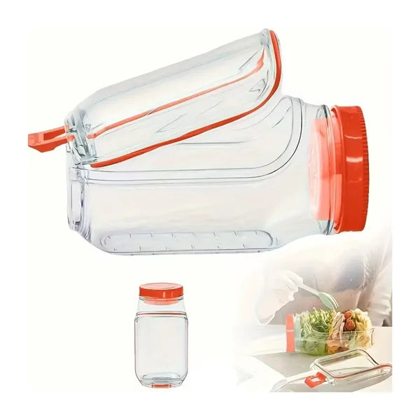 Fresh-keeping Breakfast Container Side Open Salad Pod