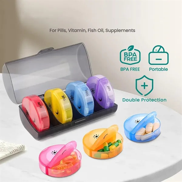 Weekly Pill Box 7 Day 3 Times a Day