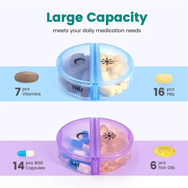Weekly Pill Box 7 Day 3 Times a Day