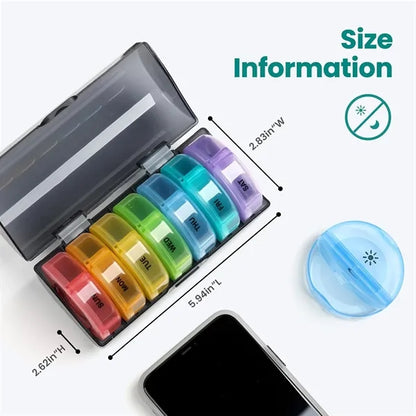 Weekly Pill Box 7 Day 3 Times a Day
