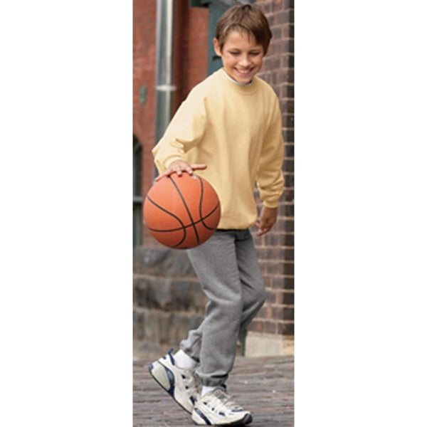 Jerzees Youth 8 oz 50/50 Nublend Fleece Crew - Dark/Color