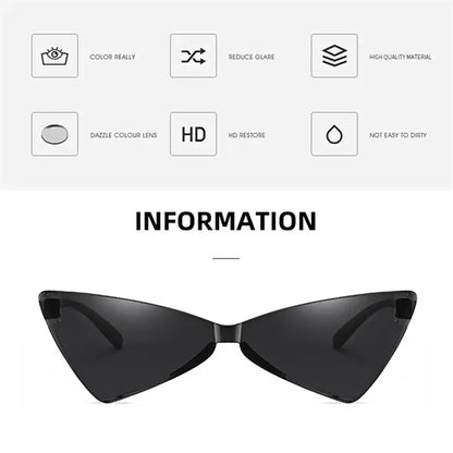 Cat Eye Sunglasses UV Protection Exaggerated Party Fashion