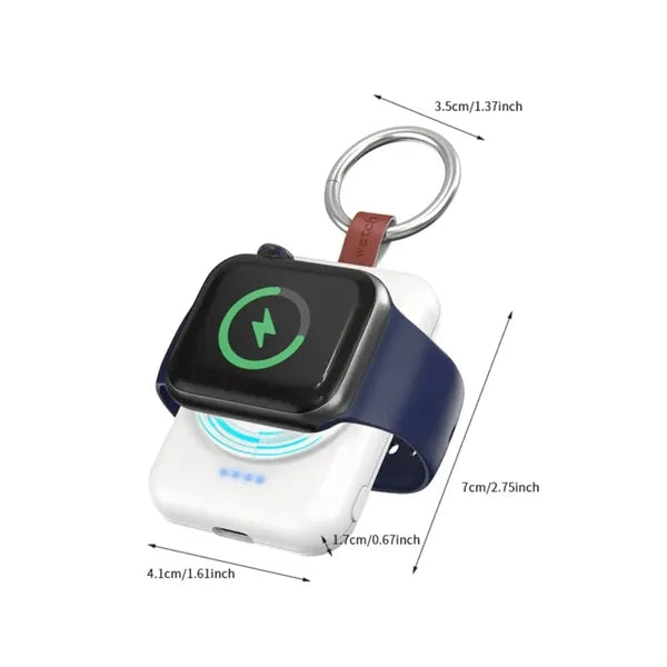 Mini 1800mAh Smartwatch Wireless Power Bank
