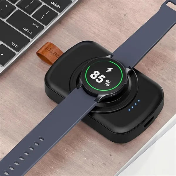 Mini 1800mAh Smartwatch Wireless Power Bank