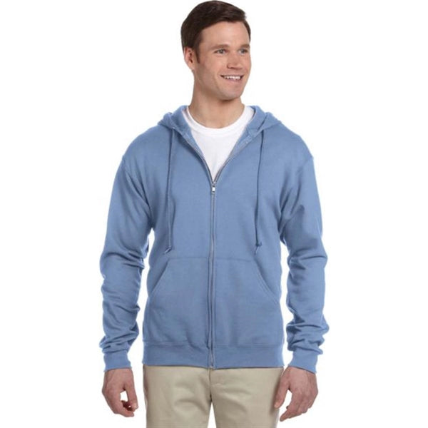 Jerzees 8 oz 50/50 Nublend Full Zip Hood - Dark/Color