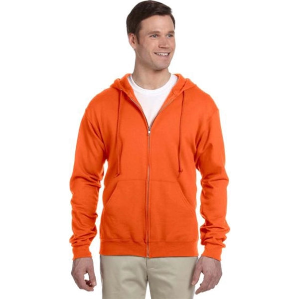 Jerzees 8 oz 50/50 Nublend Full Zip Hood - Dark/Color