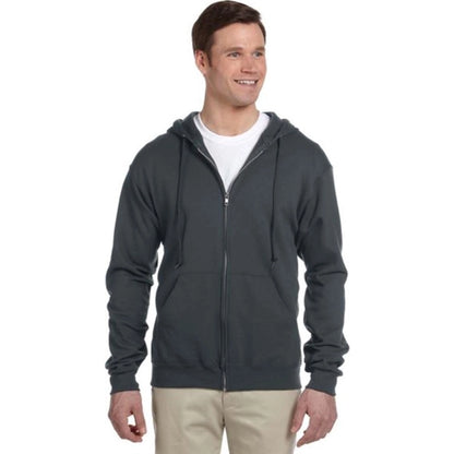 Jerzees 8 oz 50/50 Nublend Full Zip Hood - Dark/Color