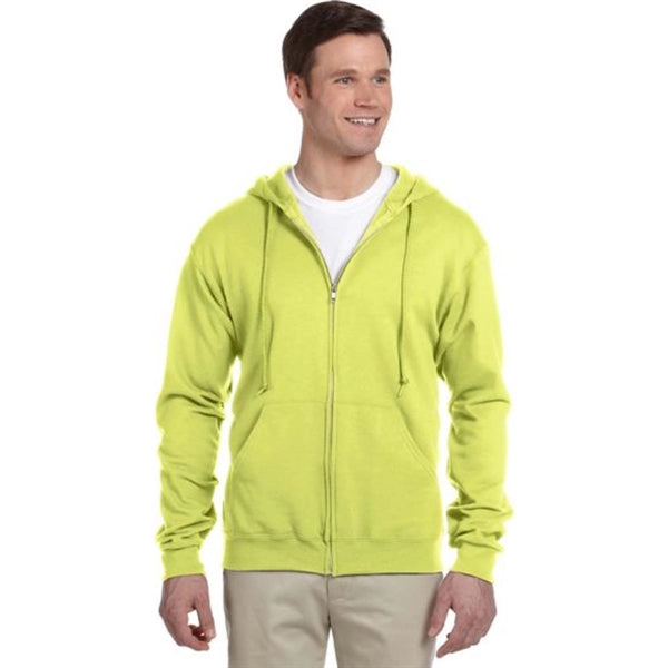 Jerzees 8 oz 50/50 Nublend Full Zip Hood - Dark/Color
