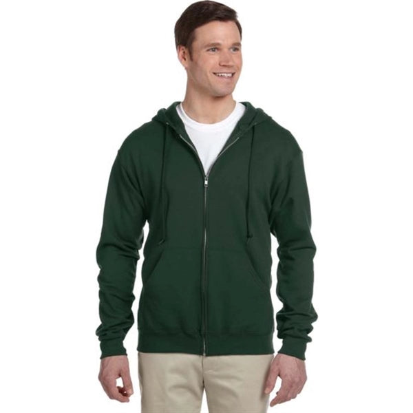 Jerzees 8 oz 50/50 Nublend Full Zip Hood - Dark/Color