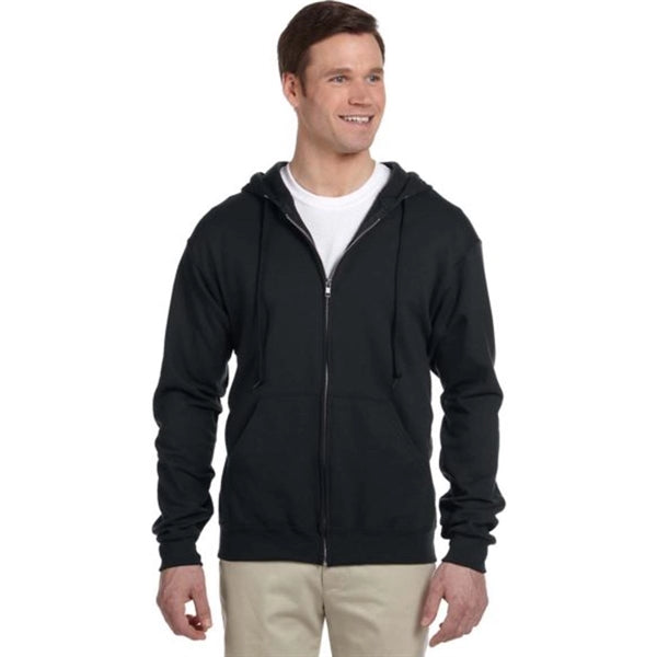 Jerzees 8 oz 50/50 Nublend Full Zip Hood - Dark/Color