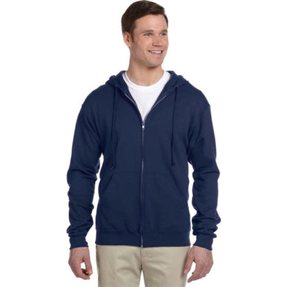 Jerzees 8 oz 50/50 Nublend Full Zip Hood - Dark/Color