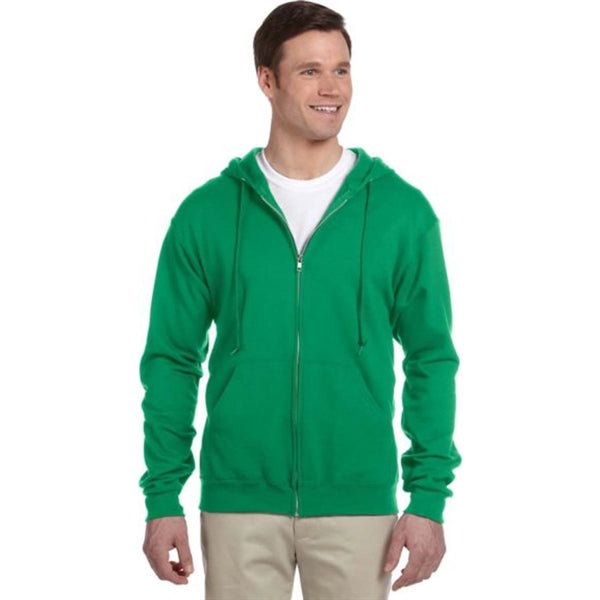 Jerzees 8 oz 50/50 Nublend Full Zip Hood - Dark/Color
