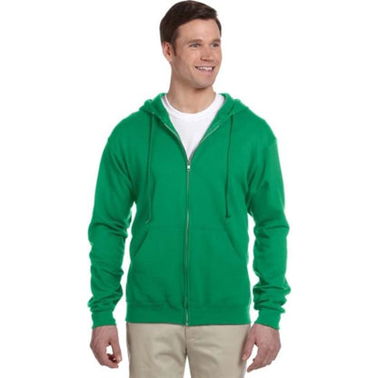 Jerzees 8 oz 50/50 Nublend Full Zip Hood - Dark/Color