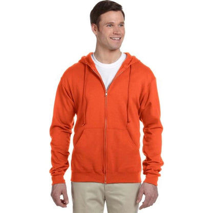 Jerzees 8 oz 50/50 Nublend Full Zip Hood - Dark/Color