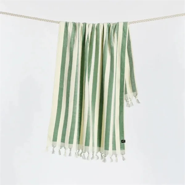 Fringe Striped Beach Towel