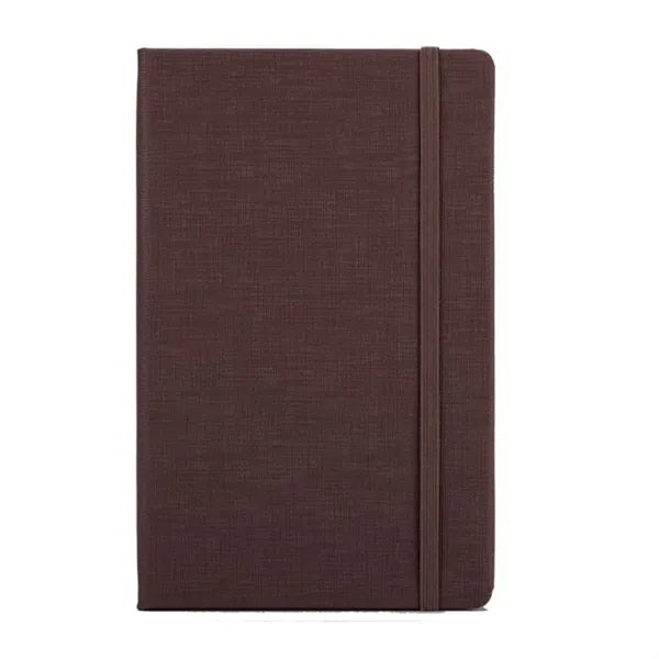 Journal With Fabric Cover 5.7" X 8.4"