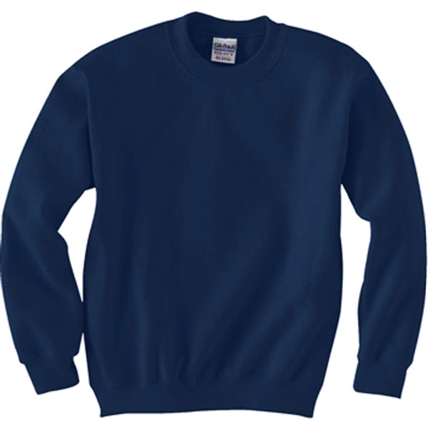Gildan Youth 7.75 oz 50/50 Fleece Crew - Dark/Colors