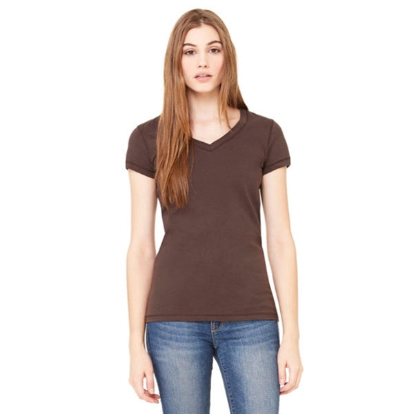 Bella Women's V-Neck Jersey T-Shirt