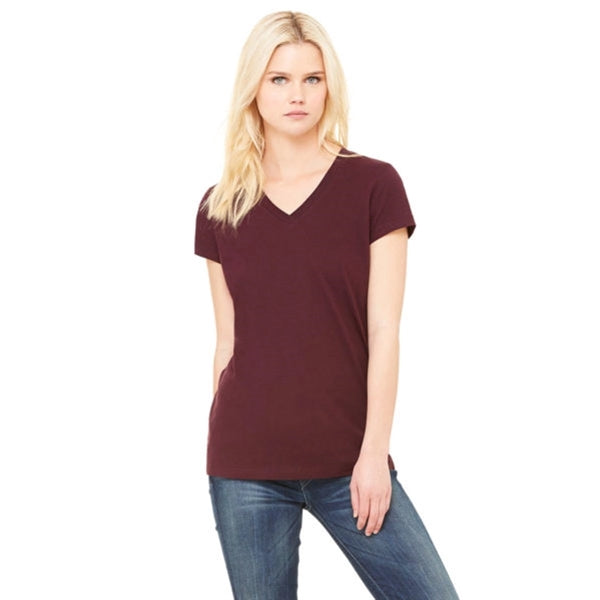 Bella Women's V-Neck Jersey T-Shirt