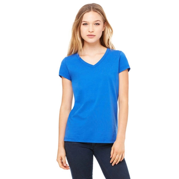 Bella Women's V-Neck Jersey T-Shirt