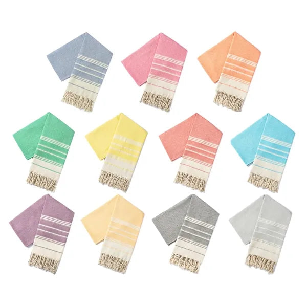 Turkish Cotton Diamond Tassel Beach Towel