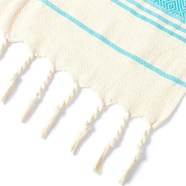 Turkish Cotton Diamond Tassel Beach Towel