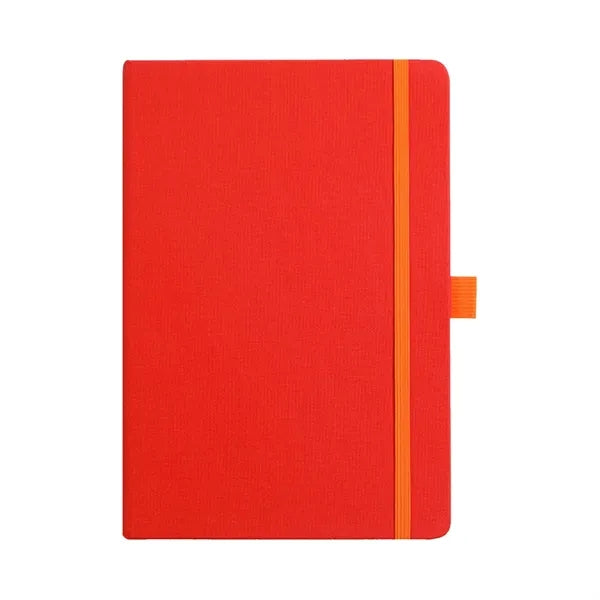 RPET Heathered Journal w/Pen Loop 5.7" x 8.4"
