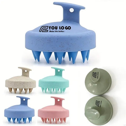 Scalp Massager Soft Silicon Wheat Straw Prevents Hair Loss