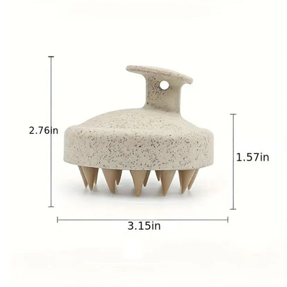 Scalp Massager Soft Silicon Wheat Straw Prevents Hair Loss