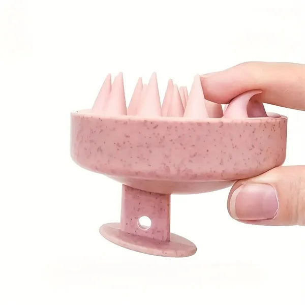 Scalp Massager Soft Silicon Wheat Straw Prevents Hair Loss
