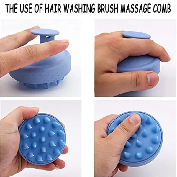 Scalp Massager Soft Silicon Wheat Straw Prevents Hair Loss