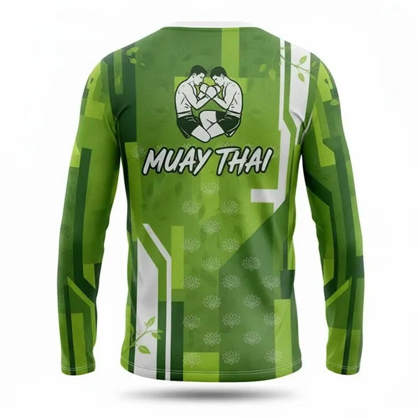 Sublimated 160G Jacquard Long Sleeve T-Shirt
