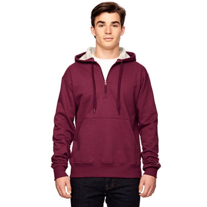 Champion Cotton Max Quarter-Zip Hoodie - Dark/All