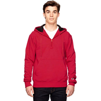 Champion Cotton Max Quarter-Zip Hoodie - Dark/All