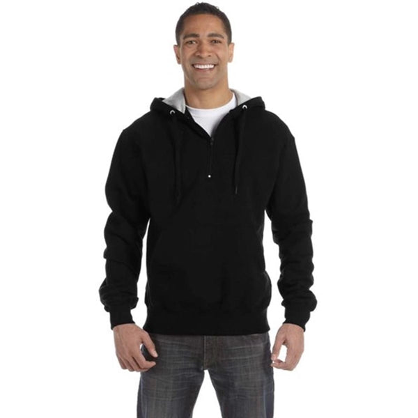 Champion Cotton Max Quarter-Zip Hoodie - Dark/All
