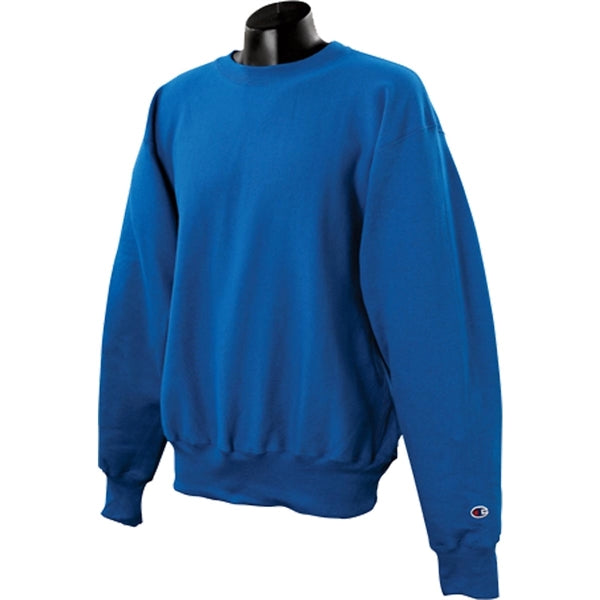 Champion 12 oz Reverse Weave Fleece Crew - Dark/Color