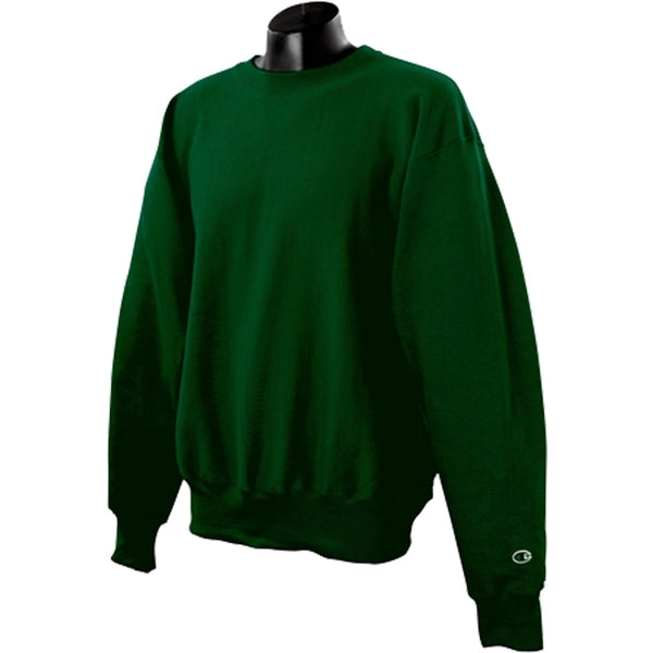 Champion 12 oz Reverse Weave Fleece Crew - Dark/Color
