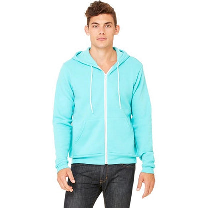 Bella + Canvas Unisex Poly-Cotton Fleece Full-Zip Hoodie