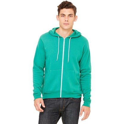 Bella + Canvas Unisex Poly-Cotton Fleece Full-Zip Hoodie