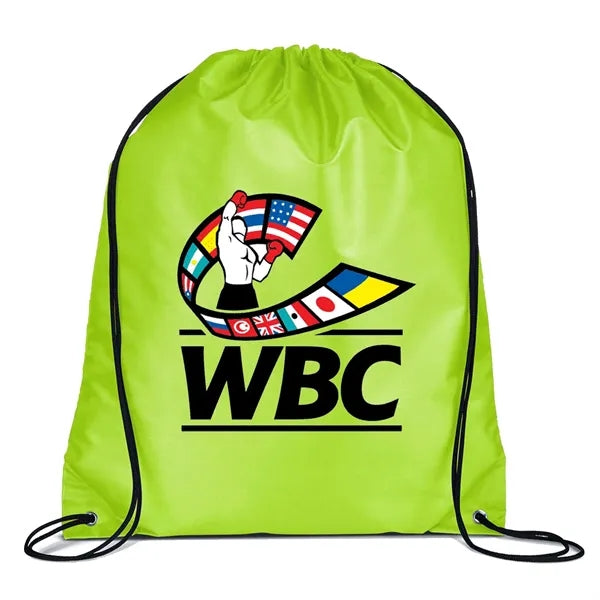 Full Color Drawstring Cinch up Backpack