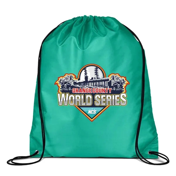 Full Color Drawstring Cinch up Backpack