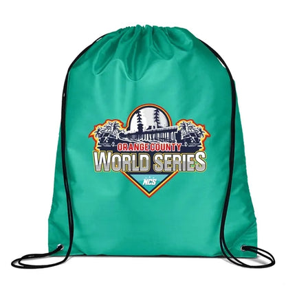 Full Color Drawstring Cinch up Backpack