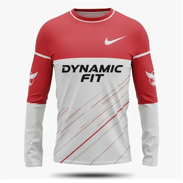 Sublimated Birdseye Mesh 160G Long Sleeve T-Shirt