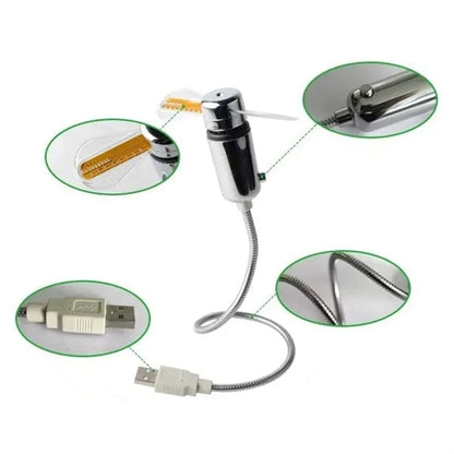 USB RGB LED Message Fan
